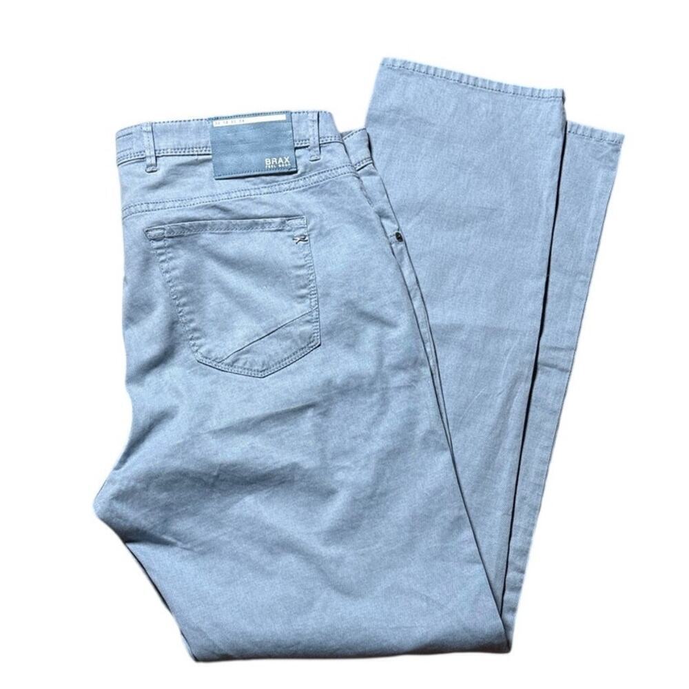BRAX Light Blue Pastel Slim Jeans 38/32 European Luxury Easter Spring